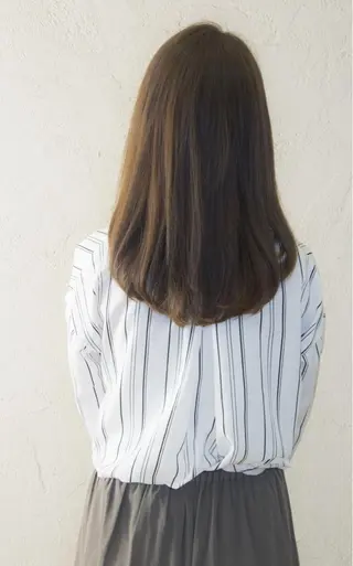 セミロング Agu  hair rupia 金沢店所属・金沢美容室/ 艶髪/夜営業/JINのヘアスタイル