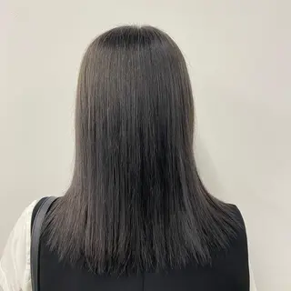 セミロング トレンドモテカラー 🩷色落ちまで可愛くのヘアスタイル