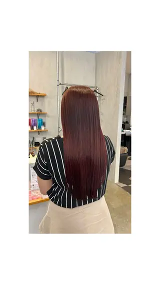 ロング 長谷川 楓恋のヘアスタイル