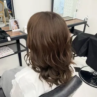 ミディアム カラー パーマ ヘアアレンジ メンズ mona/ ストレートスタイル✨のヘアスタイル