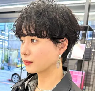 ショート パーマ sand 大阪梅田所属・ショートパーマ🌀 ✂︎小寺仁紫のヘアスタイル