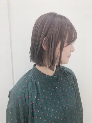 ショート カラー ノグチ ユウキ/ボブのヘアスタイル