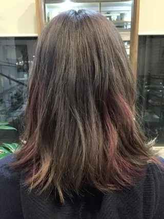 ミディアム カラー 原宿サロン代表 デザインカラー伊藤卓のヘアスタイル