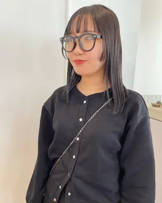 セミロング カラー Terve.野崎 真里奈のヘアスタイル