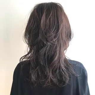 ロング カラー グランジヘア 無造作ヘアHYUGAのヘアスタイル