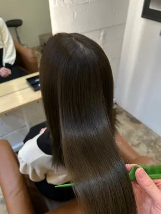 ロング カラー AMBERGLEAM Hair&Cloth Yoga所属・Ryo☘縮毛矯正/ メンズ/ブリーチ/のヘアスタイル