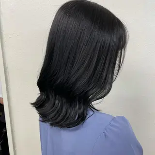 ミディアム カラー ヘアアレンジ 🤍ベージュ×艶髪 🤍Ryuta🤍のヘアスタイル