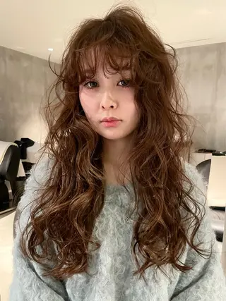 ロング カラー how所属・大阪/心斎橋 /ハイトーン/ちひろのヘアスタイル