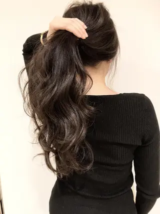 ロング カラー ハイライト/髪質改善 ✂️十河祐輝のヘアスタイル