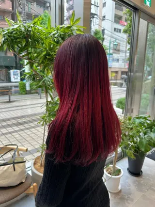 カラー 風香🪼レイヤー カット/艶カラーのヘアスタイル