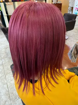 ミディアム VENIRE古川店所属・端野七海 縮毛矯正のヘアスタイル