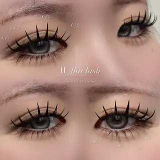 マツエク・マツパ La Brillerのマツエク・マツパデザイン