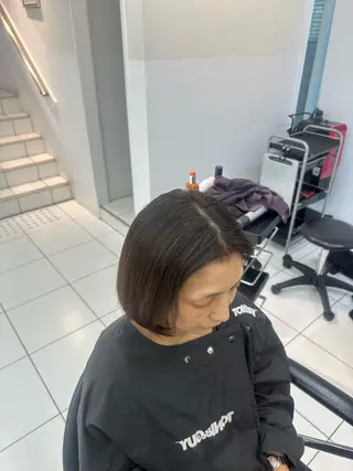 ショート はにいハイライト カラー募集中のヘアスタイル