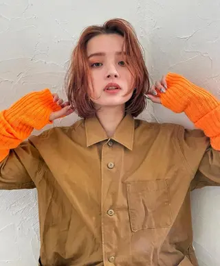 ミディアム 小田川 竜也のヘアスタイル