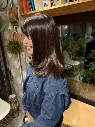 ミディアム THE REMMY ユミザのヘアスタイル