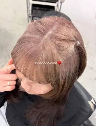 ロング カラー EIGHT ／SHU🩶のヘアスタイル