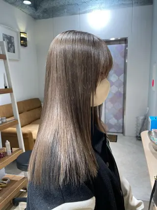 ロング カラー 🥇KEN /レイヤー/艶カラーのヘアスタイル