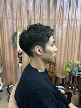 ショート メンズ 戸井 悠斗のヘアスタイル