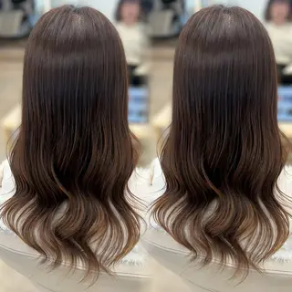 ロング 🧸ベージュ カラー🧸ゆいなのヘアスタイル