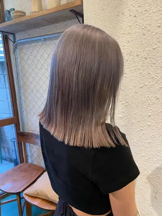 ミディアム カラー SALOWIN下北沢所属・hazuki 🌝のヘアスタイル