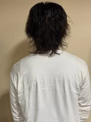 ミディアム パーマ メンズ boucle所属・浅岡 昭汰のヘアスタイル