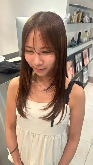 セミロング rento🎨 /ワンカラー募集のヘアスタイル