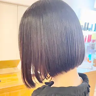 ミディアム カラー ヘアアレンジ キッズ さわ きょうすけ/ ボブ髪質改善ショートのヘアスタイル