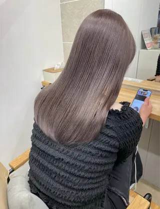 ロング カラー 透明感カラー 🎀まりねのヘアスタイル