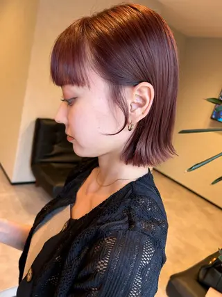 ショート カラー ナカジマ ナナのヘアスタイル