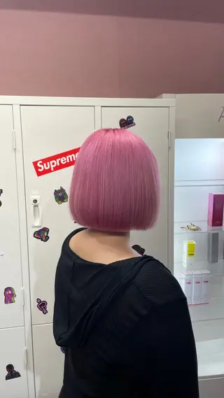 ショート カラー ハイトーン/ブリーチ /hikaruのヘアスタイル