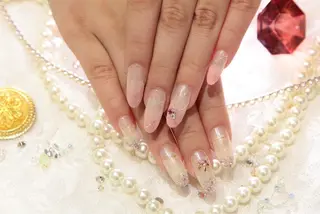 ネイル 透明感カラー💖 Stylist佐藤澪のマツエク・マツパデザイン