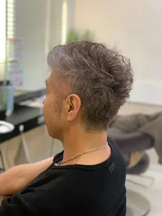 ショート パーマ メンズ トータルビューティー K:R鶴川のヘアスタイル