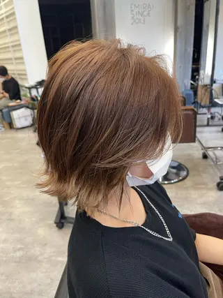 ショート カラー OAK溝の口 𖠋SHINYAのヘアスタイル