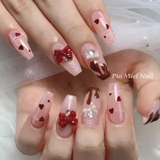 ネイル HANA 長さだしのネイルデザイン