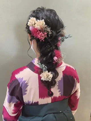 ヘアアレンジ 安達 葵のヘアスタイル