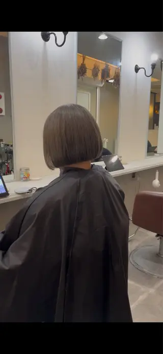 ミディアム バレイヤージュ 宮本宗嵩のヘアスタイル