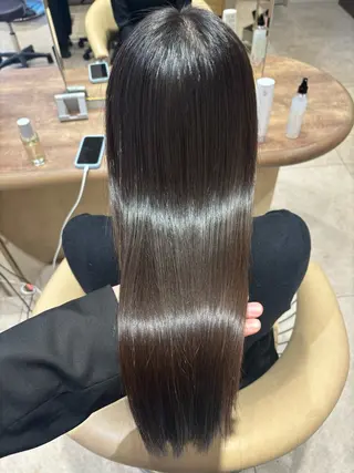 ロング とろける艶髪レイヤー カット髪質改善しゅんのヘアスタイル