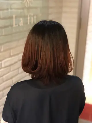 ミディアム カラー lafith hair goat所属・宮下 浩一のヘアスタイル