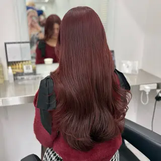 ロング カラー ヘアアレンジ 🫧🎀うる艶暖色 🏹Nanako🎀のヘアスタイル