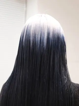 ロング カラー ヘアアレンジ 🦠デザインカラー/ 魚瀬あおい🦠のヘアスタイル