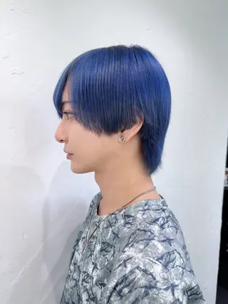 ショート カラー ウルフカット指名 No. 1橘しゅうとのヘアスタイル