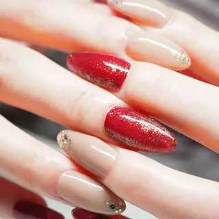 ロング 深爪を断らない スカルプ高評価店のネイルデザイン