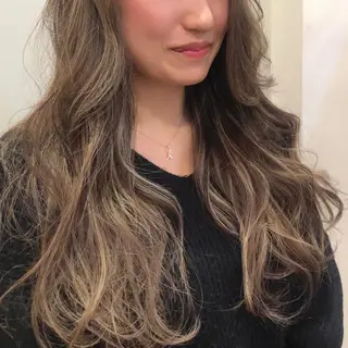 ロング カラー ヘアアレンジ DX SHARE SALON 原宿店所属・レイヤーカット/ 田中 しょうのヘアスタイル