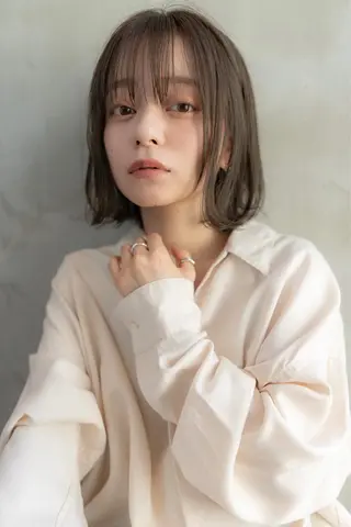 ミディアム カラー Moana by HEADLIGHT 武蔵小杉店 【モアナ バイ ヘッドライト】所属・大森 勝馬のヘアスタイル