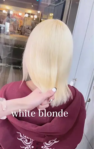 ミディアム ❄️💛エクステ ブリーチ❄️yukiのヘアスタイル