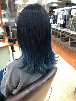 セミロング カラー 【ニュアンスカラー・ 髪質改善】スズキカナのヘアスタイル