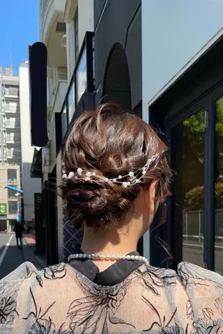 セミロング ヘアアレンジ 🫧 MAKI🫧のヘアスタイル