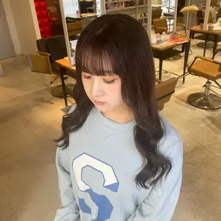 カラー LUNTY NAMBA 難波駅前店所属・透け感ベージュ 🪐REN🪐のヘアスタイル