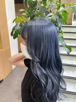 セミロング 韓国ハイトーン🦋 hikariのヘアスタイル