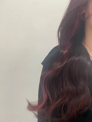 ロング mopa所属・mopa_kaede 暖色カラー/ロングのヘアスタイル